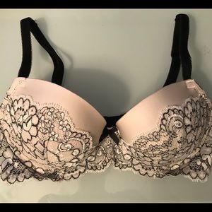 Victoria’s Secret White and Black Bra